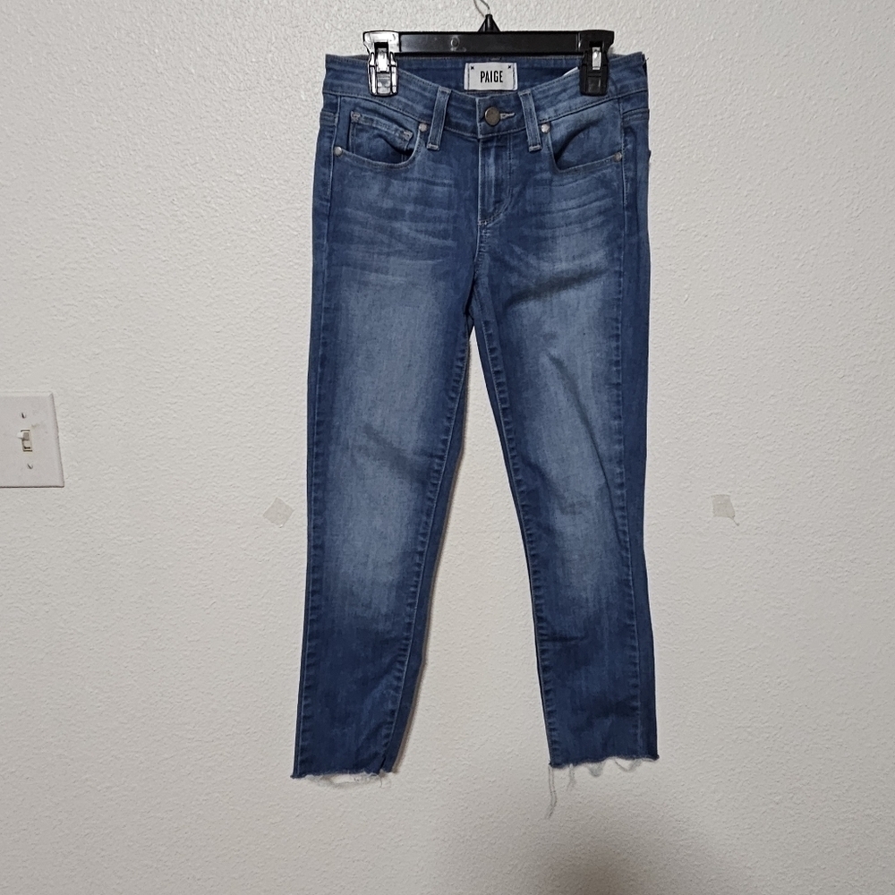 Paige Drew raw hem jeans size 25